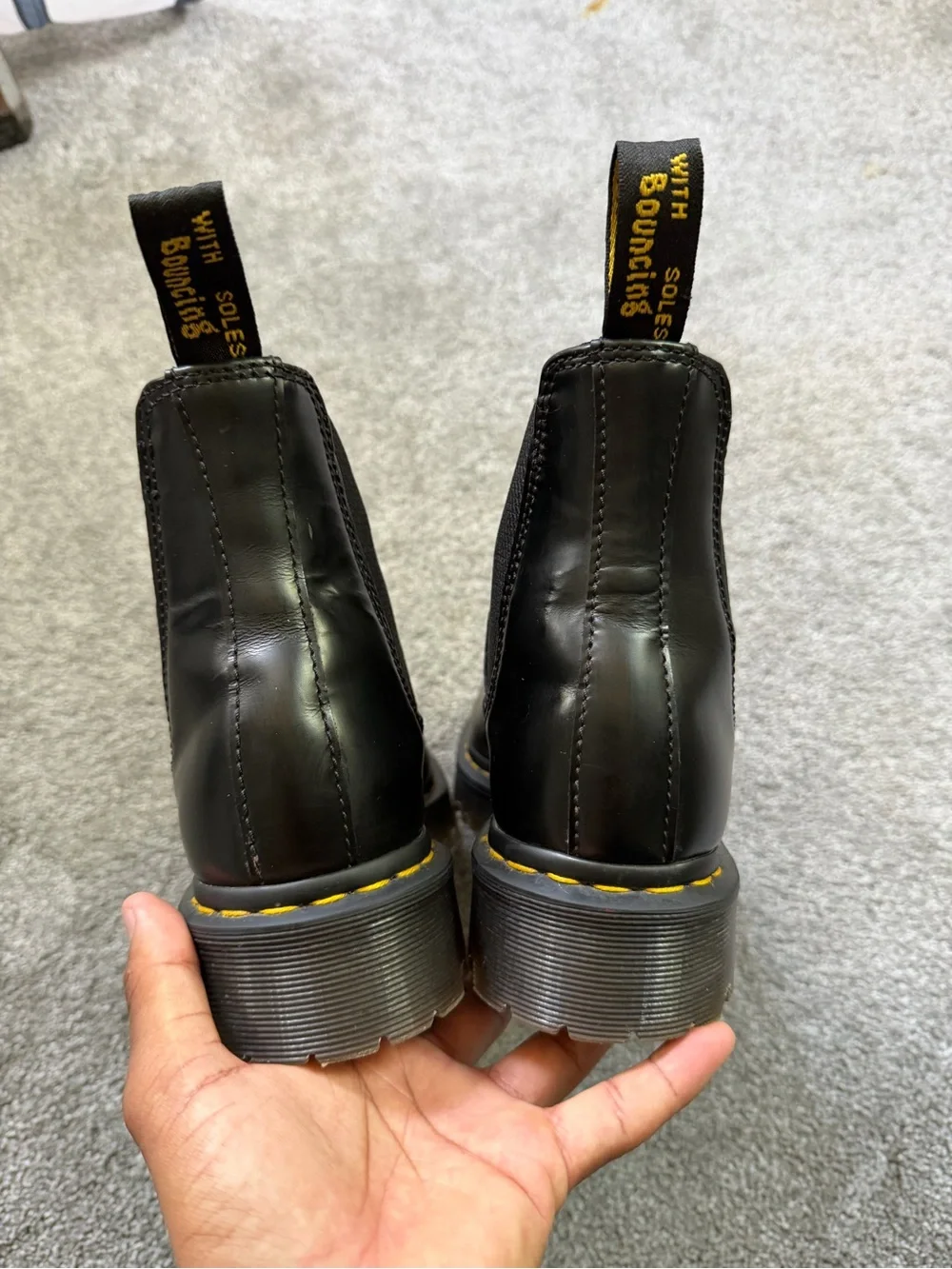 Size 7 Mens 8 Womens - Dr. Martens 2976 Bex Squared Chelsea boots
